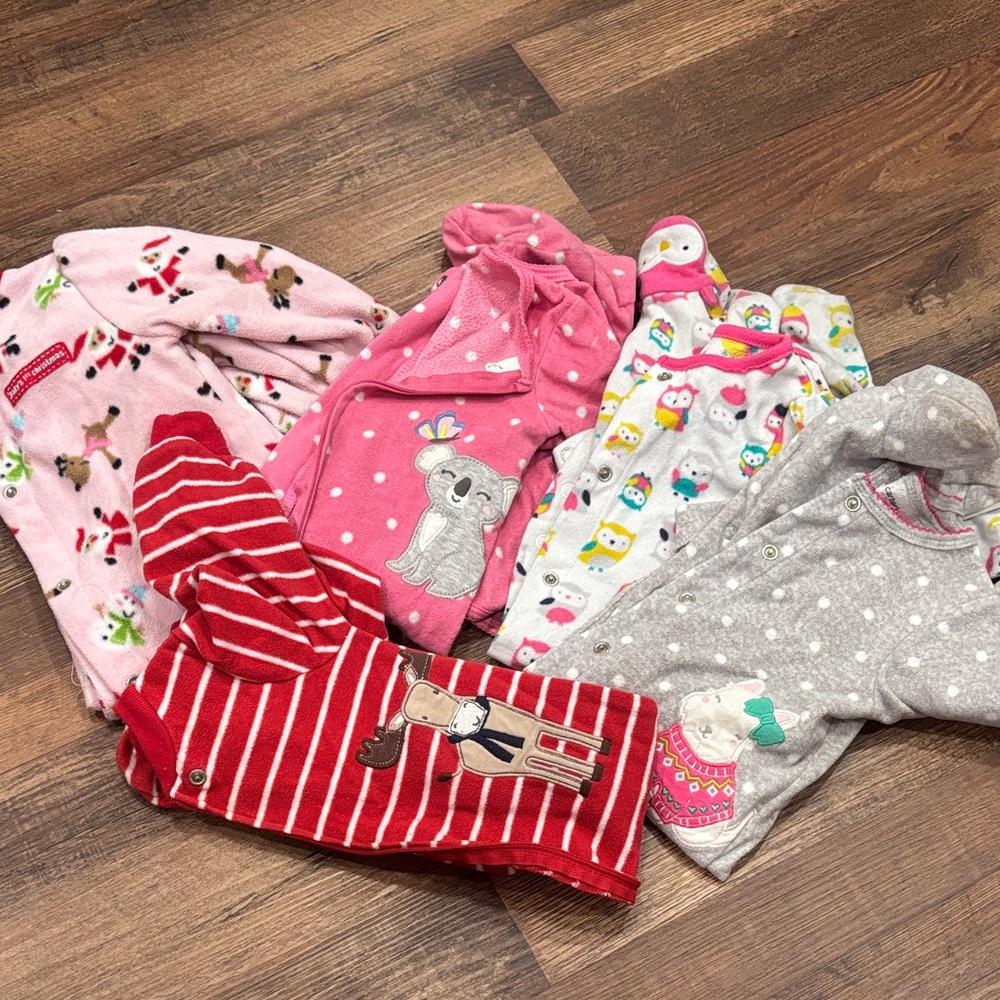 Assorted Baby Onesies with Animal Prints